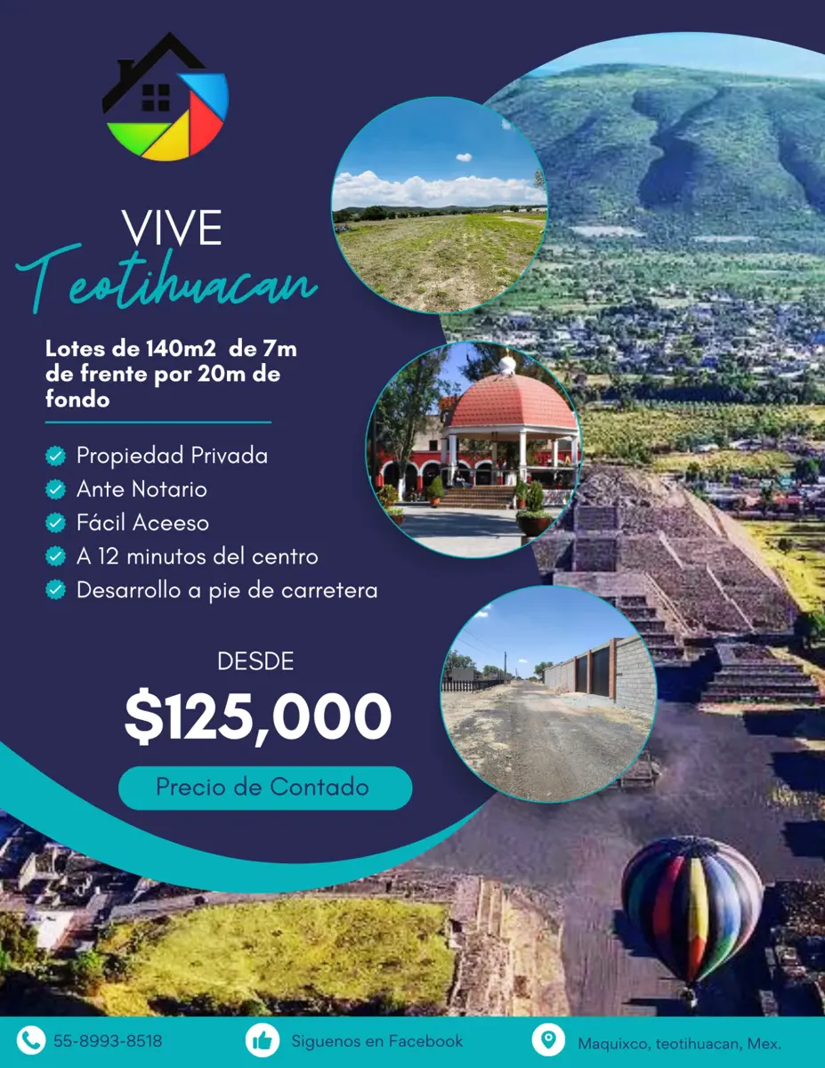 Terreno en venta en Santa María Maquixco, Teotihuacán — foto 1 de 31