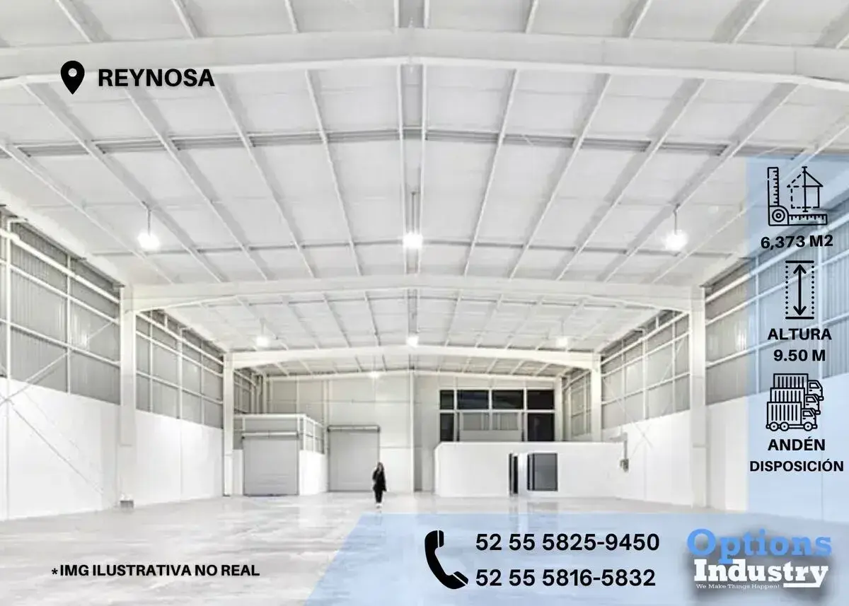 Bodega en renta en Industrial Maquiladora, Reynosa — foto 1 de 3