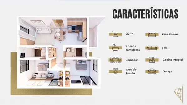 Departamento en venta en Joyas de Mocambo (Granjas los Pinos), Boca del Río — foto 3 de 12
