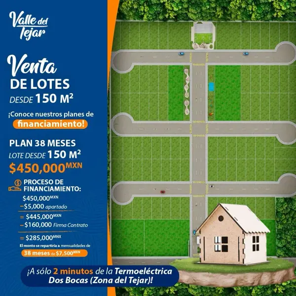 Terreno en venta en El Tejar, Medellín de Bravo, Veracruz de Ignacio de la Llave