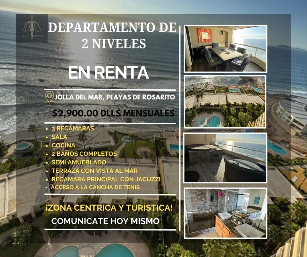 Departamento en renta en Misión Viejo, Playas de Rosarito — foto 1 de 3