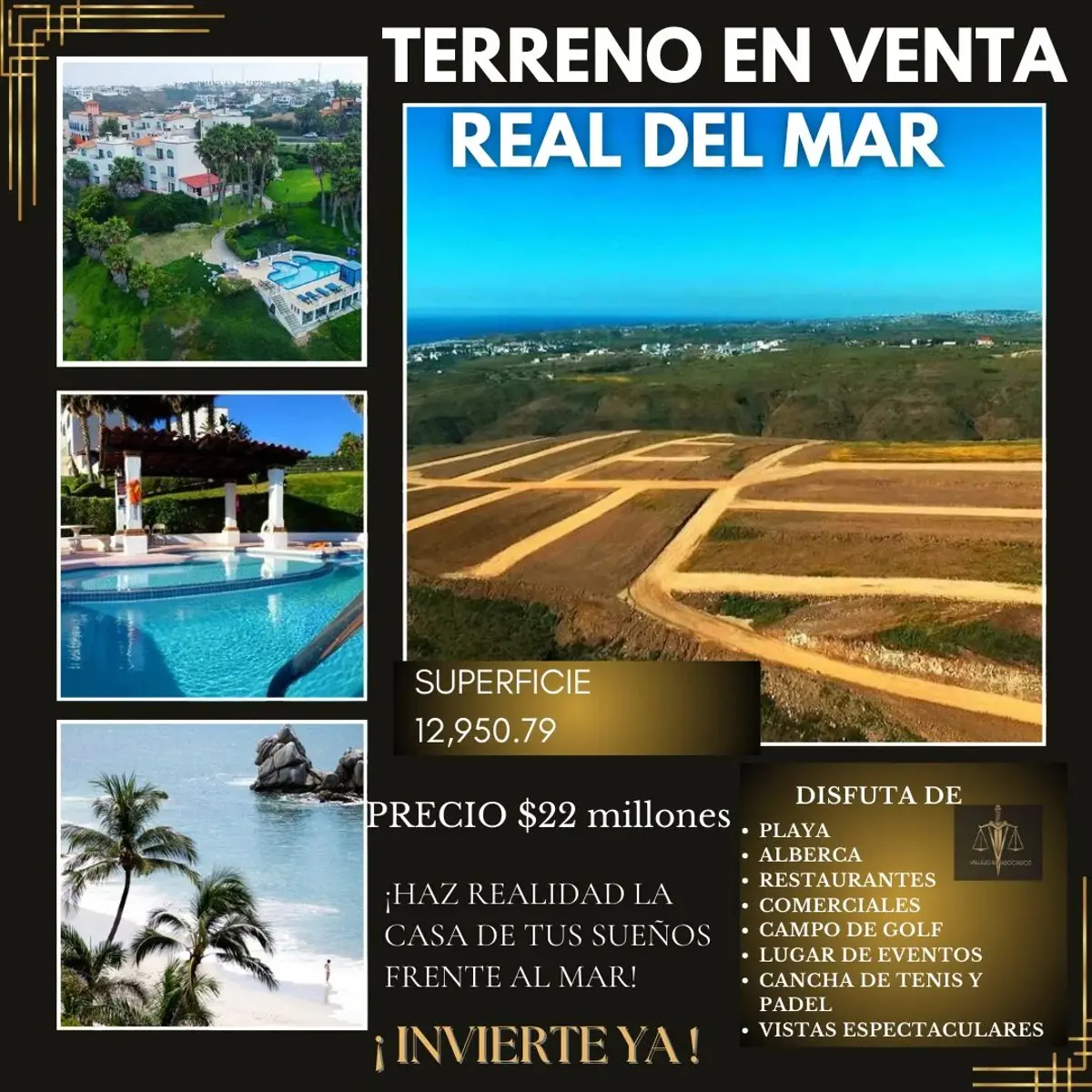 Terreno en venta en Real de Rosarito, Playas de Rosarito