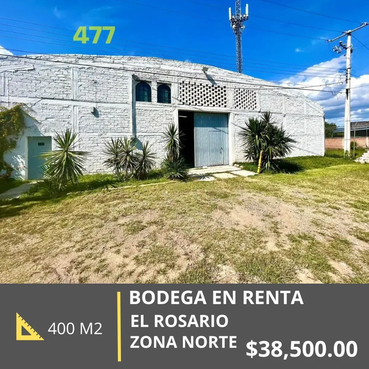 Bodega en renta en El Rosario, León — foto 1 de 14