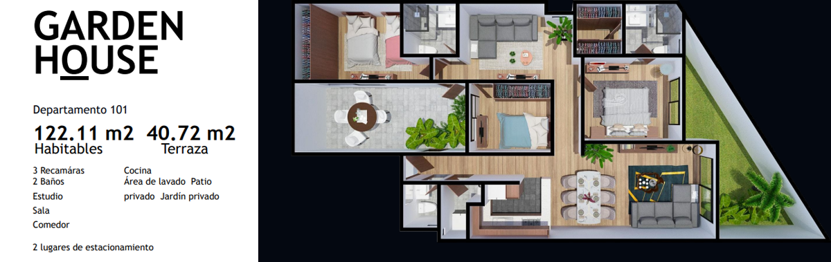 Departamento en venta en Condesa, Cuauhtémoc — foto 1 de 18