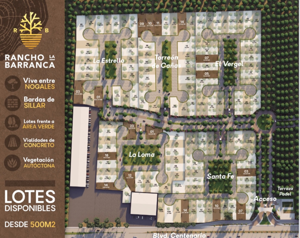 Terreno en venta en La Barranca, Torreón — foto 2 de 3