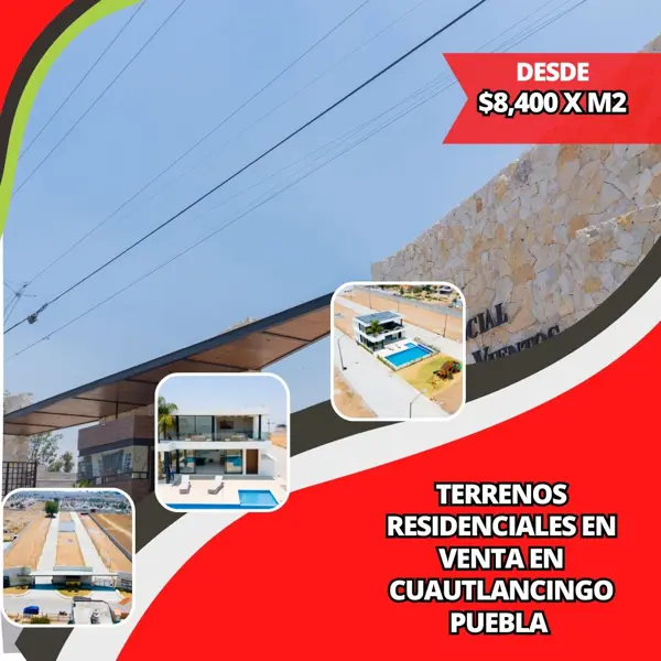Terreno en venta en El Carmen, Cuautlancingo, Puebla