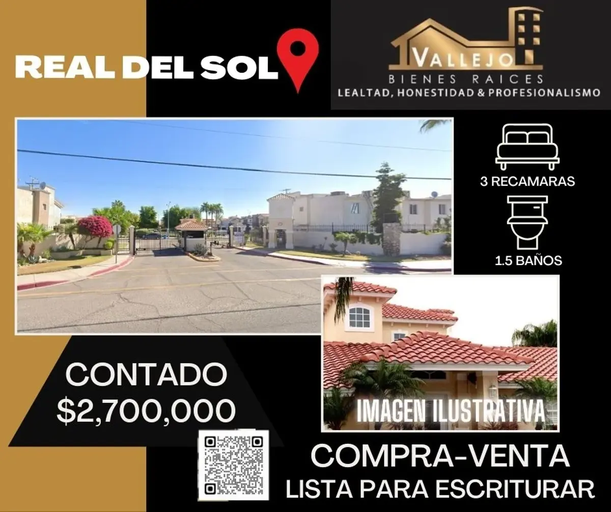 Casa en venta en Real del Sol, Mexicali