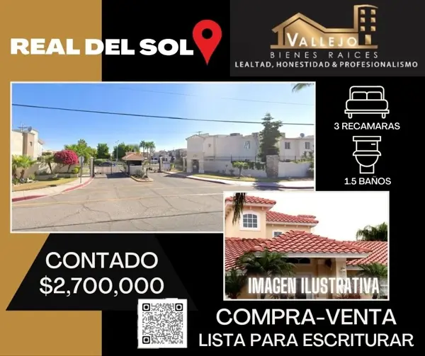 Casa en Remate en Real del Sol, Mexicali, Baja California