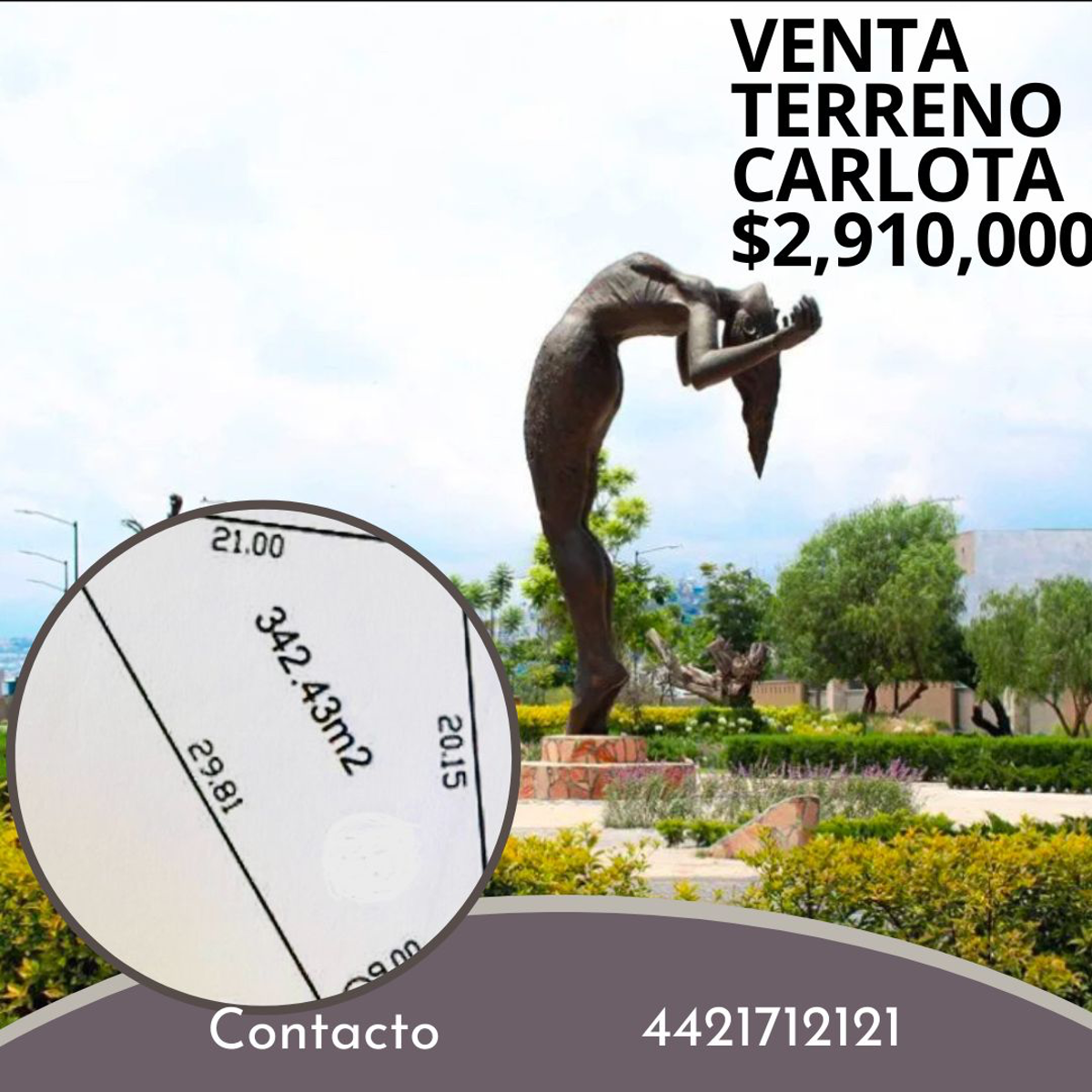 Terreno en venta en Carlota Hacienda Vanegas, Corregidora