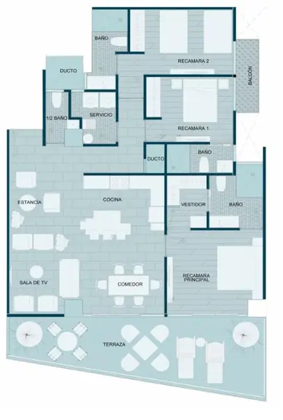 Departamento en venta en Boca del Rio Centro, Boca del Río — foto 2 de 4