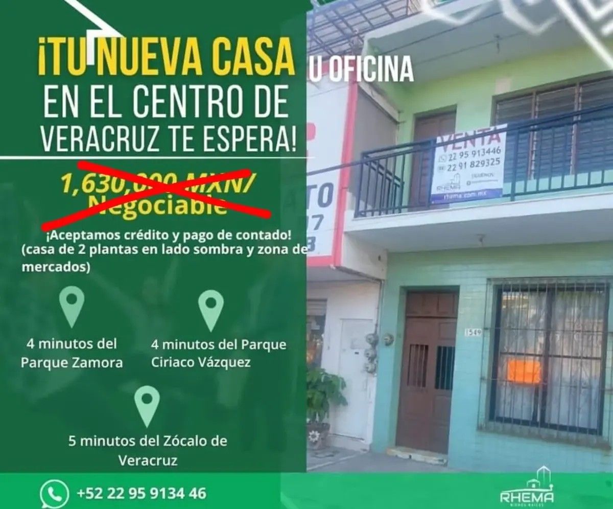 Casa en venta en Veracruz Centro, Veracruz — foto 1 de 12