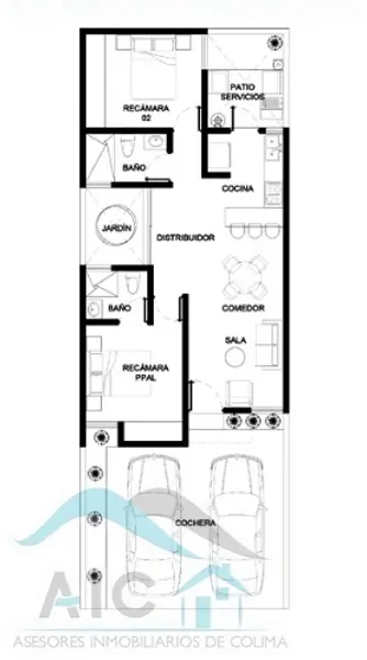 Casa en venta en Jardines del Llano, Villa de Álvarez — foto 2 de 3