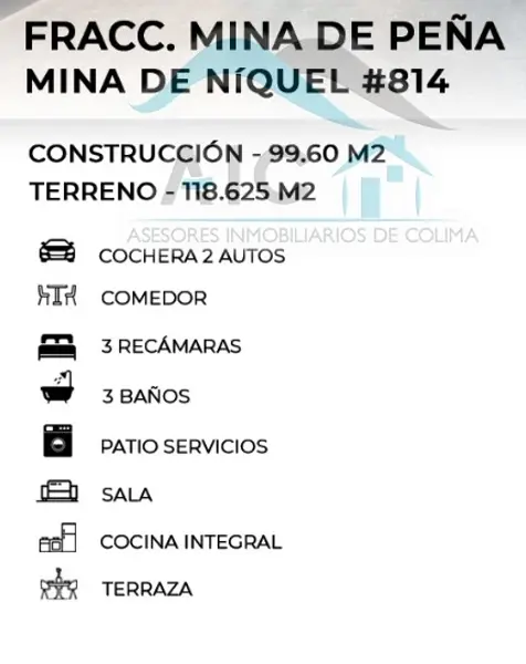 Casa en venta en Jardines del Llano, Villa de Álvarez — foto 2 de 3