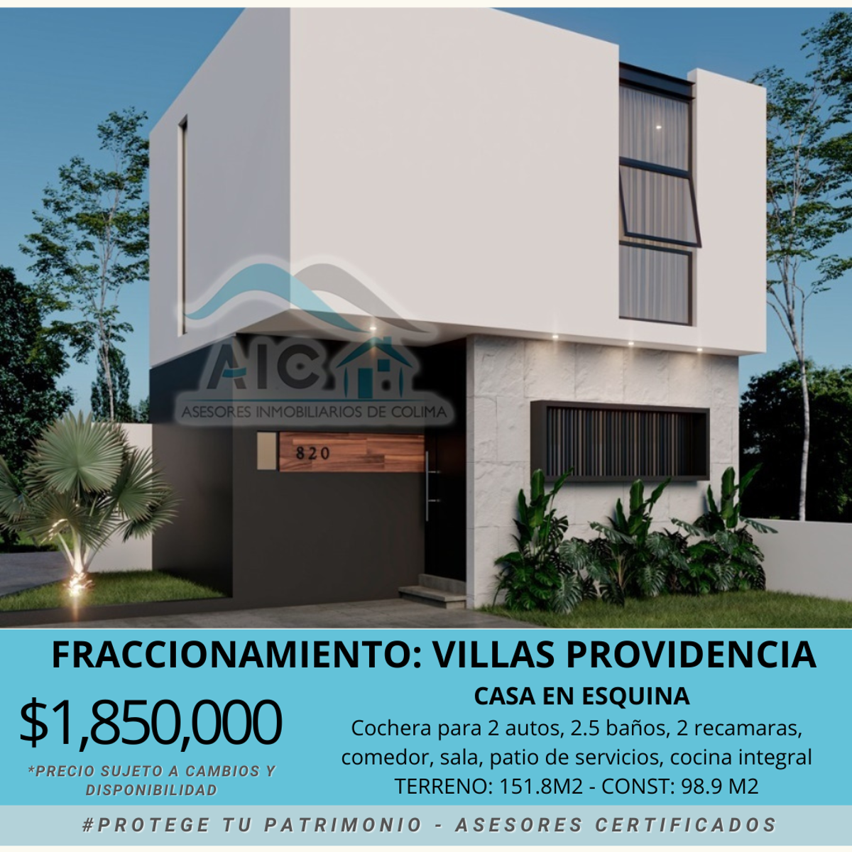 Casa en venta en Villas Providencia, Villa de Álvarez — foto 1 de 3