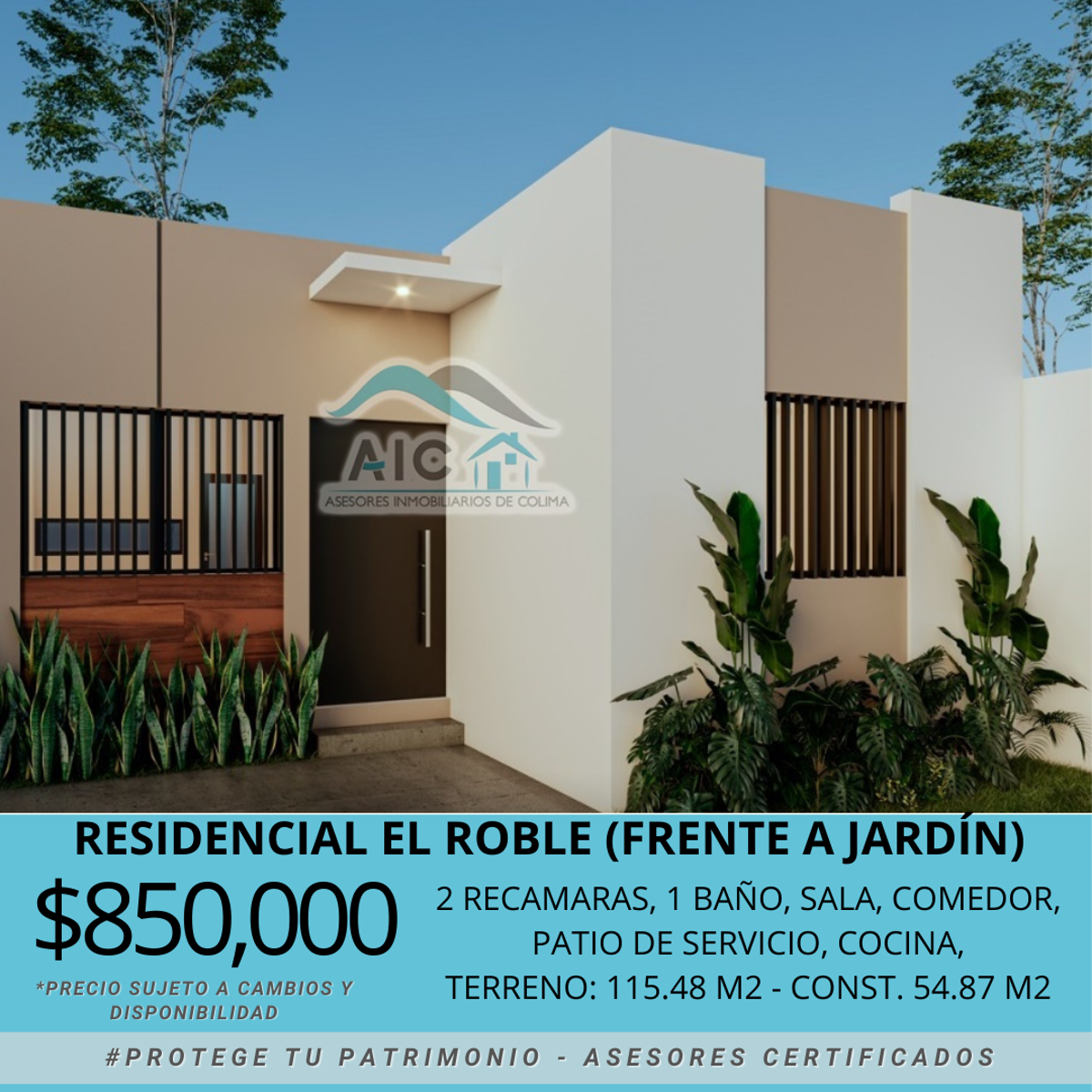 Casa en venta en Residencial Los Robles, Villa de Álvarez — foto 1 de 3