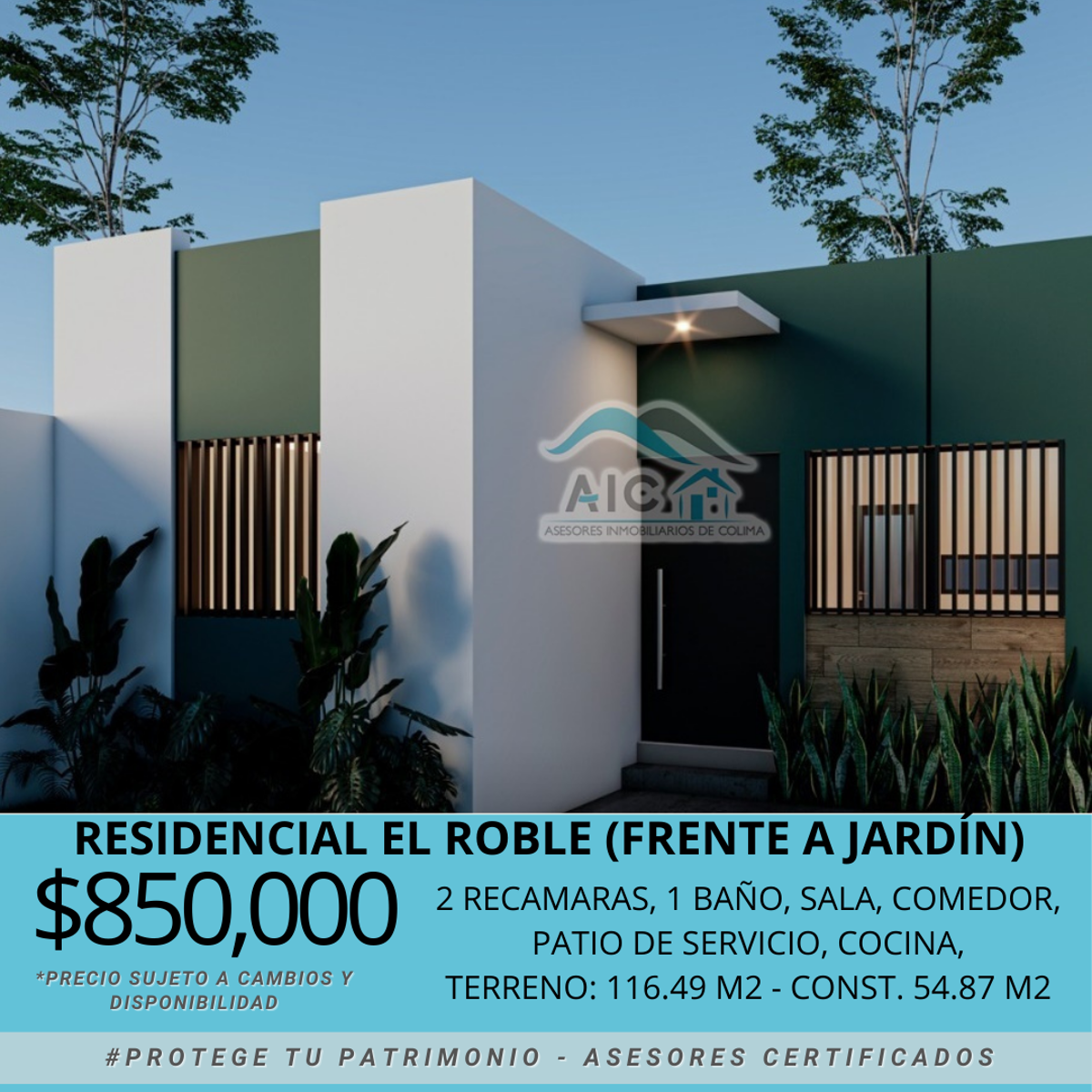 Casa en venta en Residencial Los Robles, Villa de Álvarez — foto 1 de 3