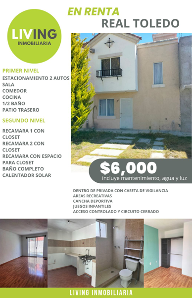 Casa en renta en Real Toledo, Pachuca de Soto — foto 2 de 13