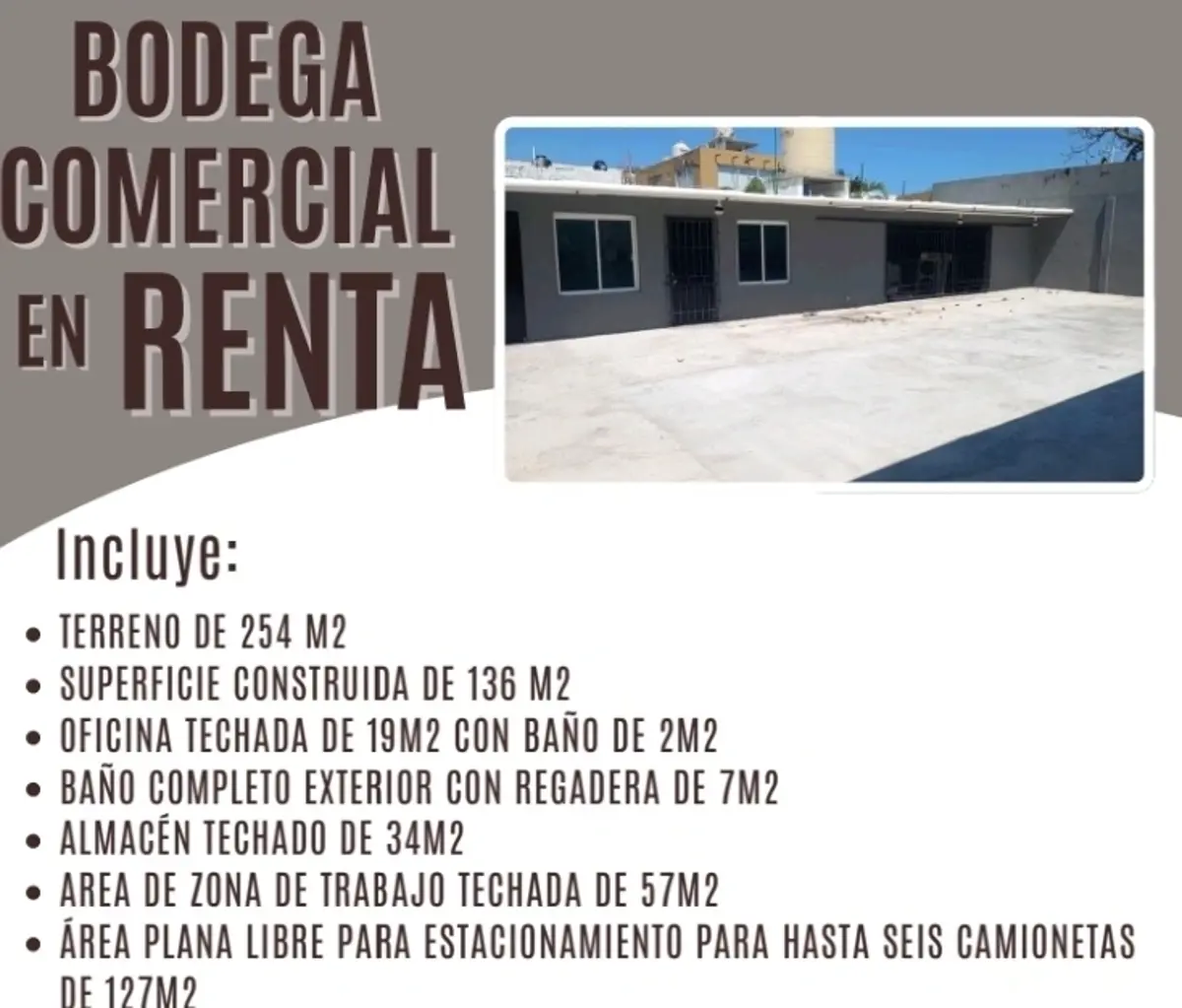 Bodega en renta en Graciano Sánchez Romo, Boca del Río — foto 1 de 13