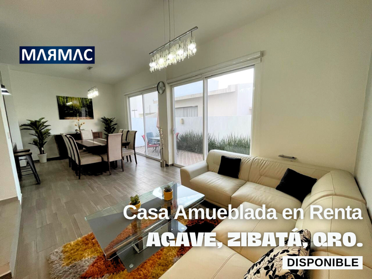 Casa Amueblada en Renta | Agave, Zibatá | El Marqués, Qro. Casa Amueblada en Renta | Agave, Zibatá | El Marqués, Qro.