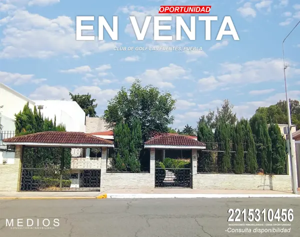 Residencia en Club de Golf las Fuentes, Puebla , Oportunidad, Precio Negociable