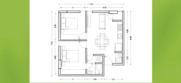 Departamento en venta en Ampliación Senderos, Torreón — foto 2 de 10