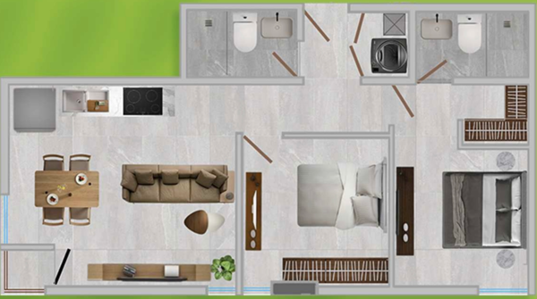 Departamento en venta en Ampliación Senderos, Torreón — foto 2 de 10