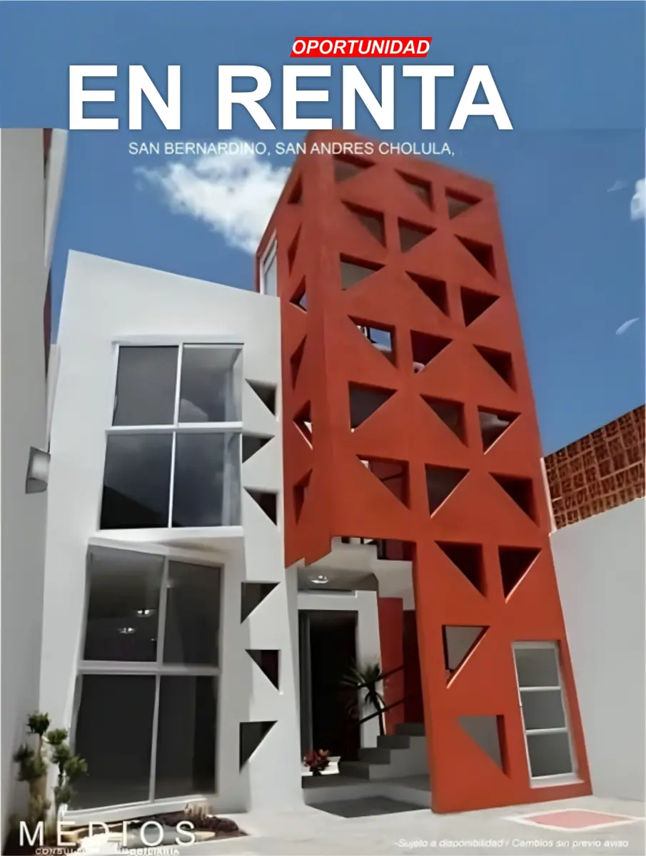 Departamento en renta en Camino Real a Cholula, San Andrés Cholula — foto 1 de 10