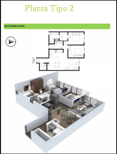 Departamento en venta en Piedad Narvarte, Benito Juárez — foto 3 de 5