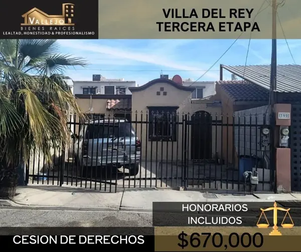 Casa en remate en Villa del Rey Tercera Etapa, Mexicali, Baja California
