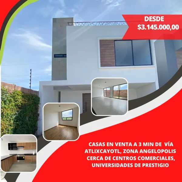 Casa en venta en San Bernardino Tlaxcalancingo, San Andrés Cholula, Puebla Casa en venta en San Bernardino Tlaxcalancingo, San Andrés Cholula, Puebla