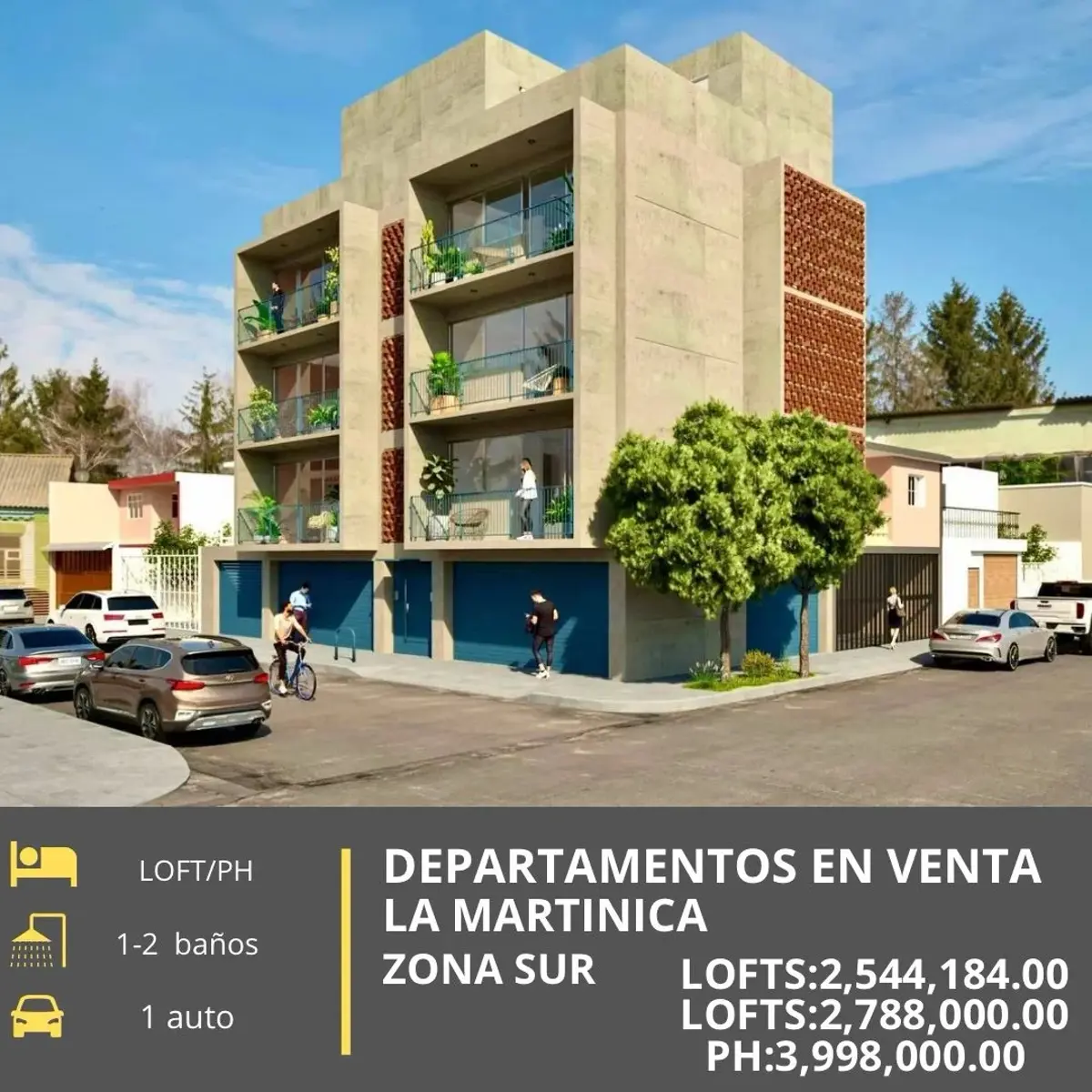 Departamento en venta en La Martinica, León — foto 1 de 9