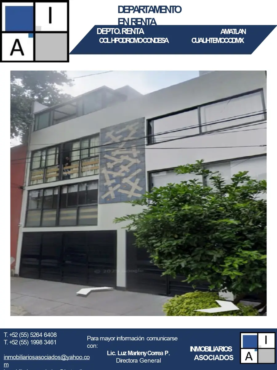 Departamento en renta en Hipódromo Condesa, Cuauhtémoc — foto 1 de 6