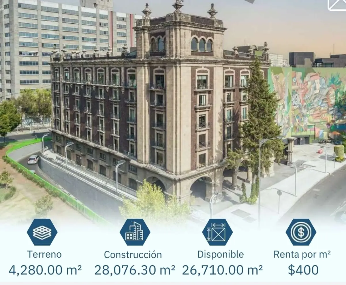 Edificio en renta en Centro (Área 1), Cuauhtémoc