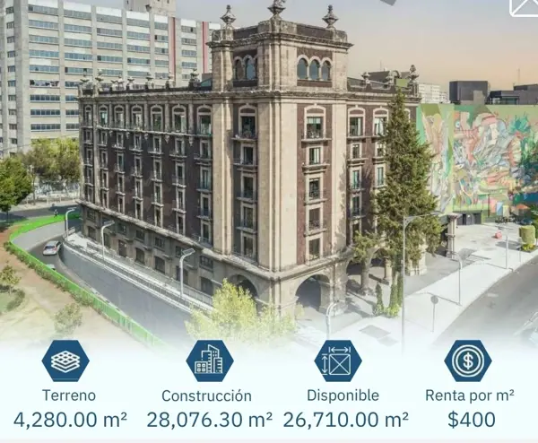 Edificio en renta en Zona Centro de Ciudad de México