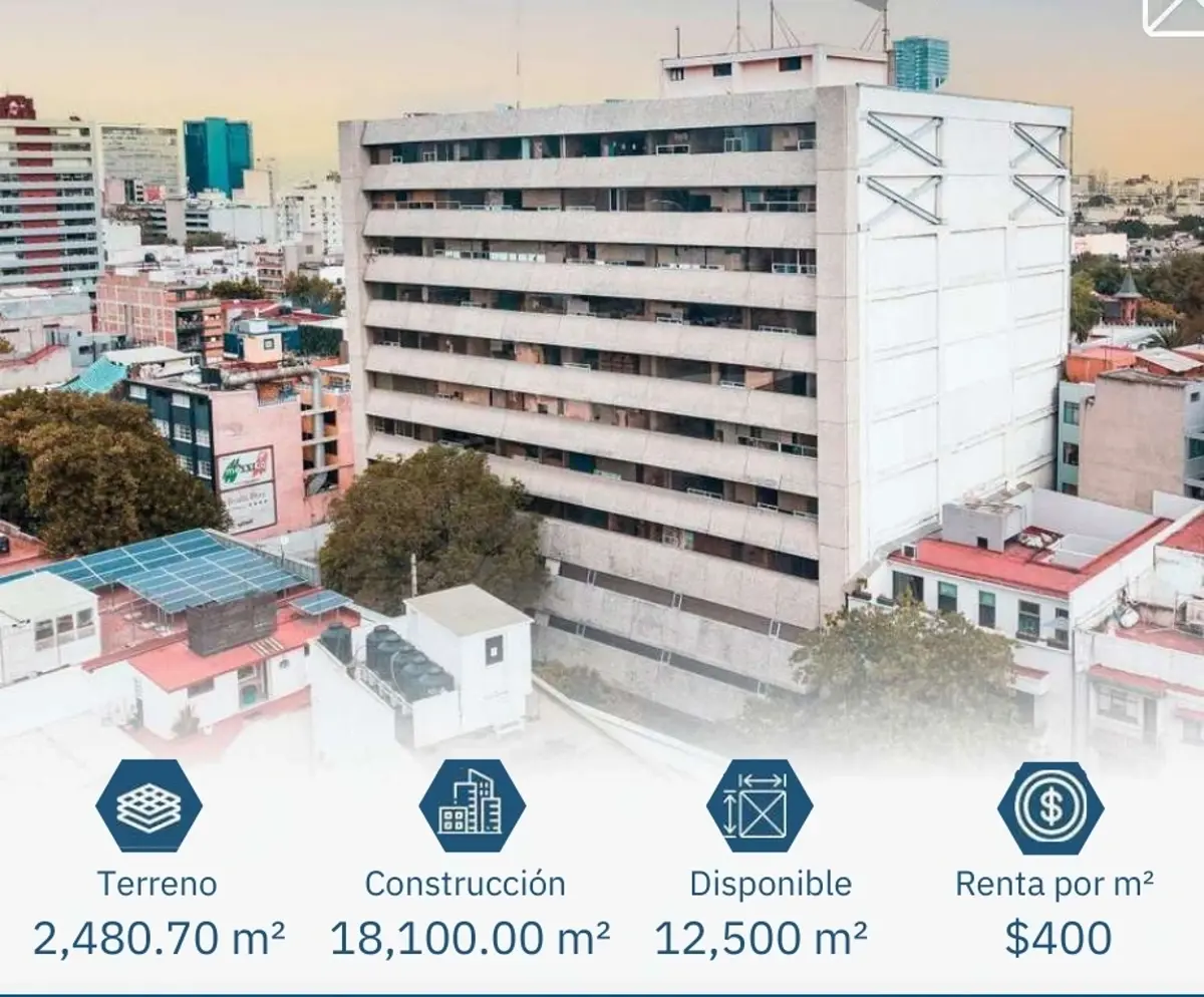 Edificio en renta en Juarez, Cuauhtémoc