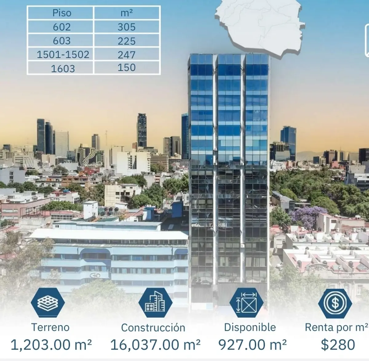 Oficina en renta en Roma Norte, Cuauhtémoc
