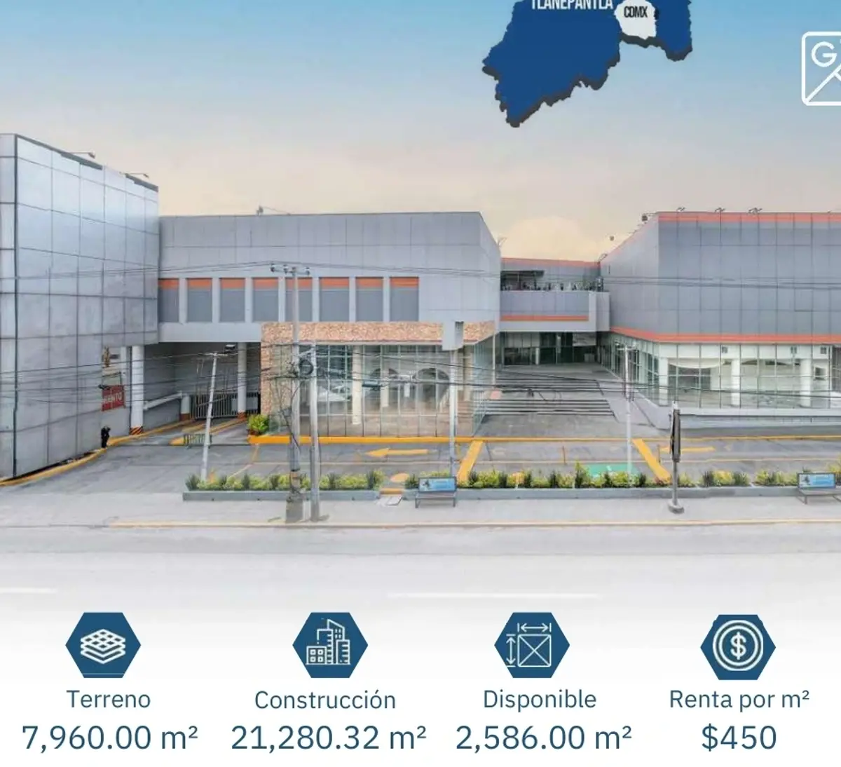 Oficina en renta en San Andres Atenco, Tlalnepantla de Baz