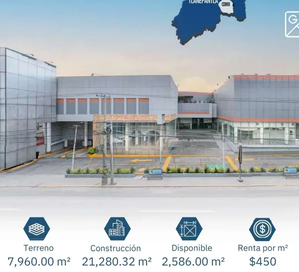 Oficinas o Locales en renta Tlanepantla