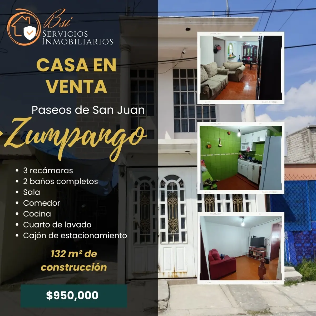 Casa en venta en Paseos de San Juan, Zumpango — foto 1 de 22