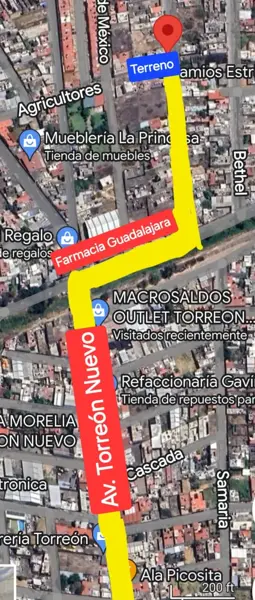 Terreno en venta en Torreón Nuevo, Morelia — foto 3 de 3