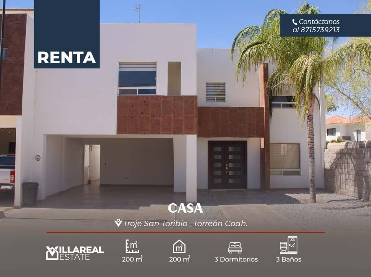 Casa en renta en Las Trojes, Torreón — foto 1 de 10