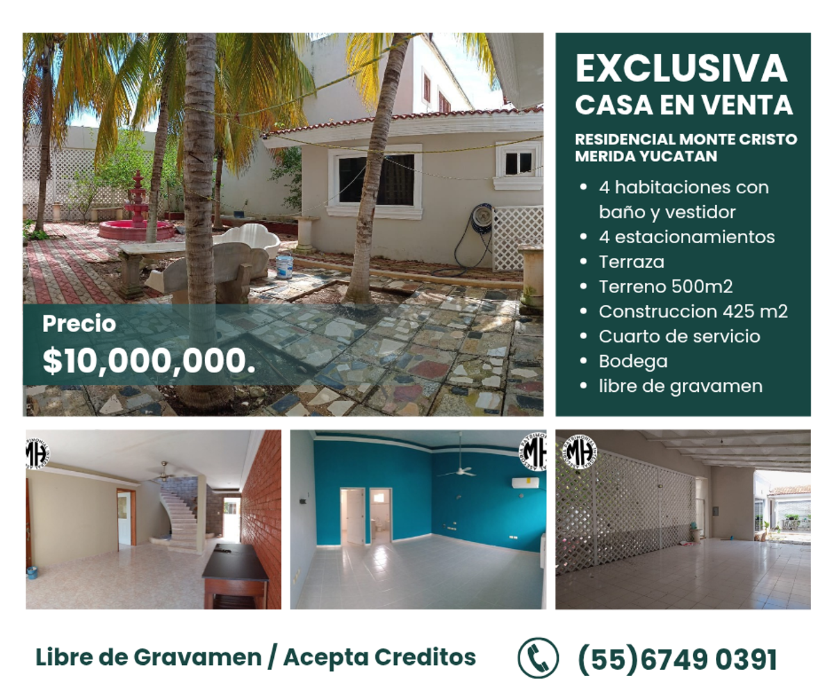 Casa en venta en Montecristo, Mérida — foto 1 de 15