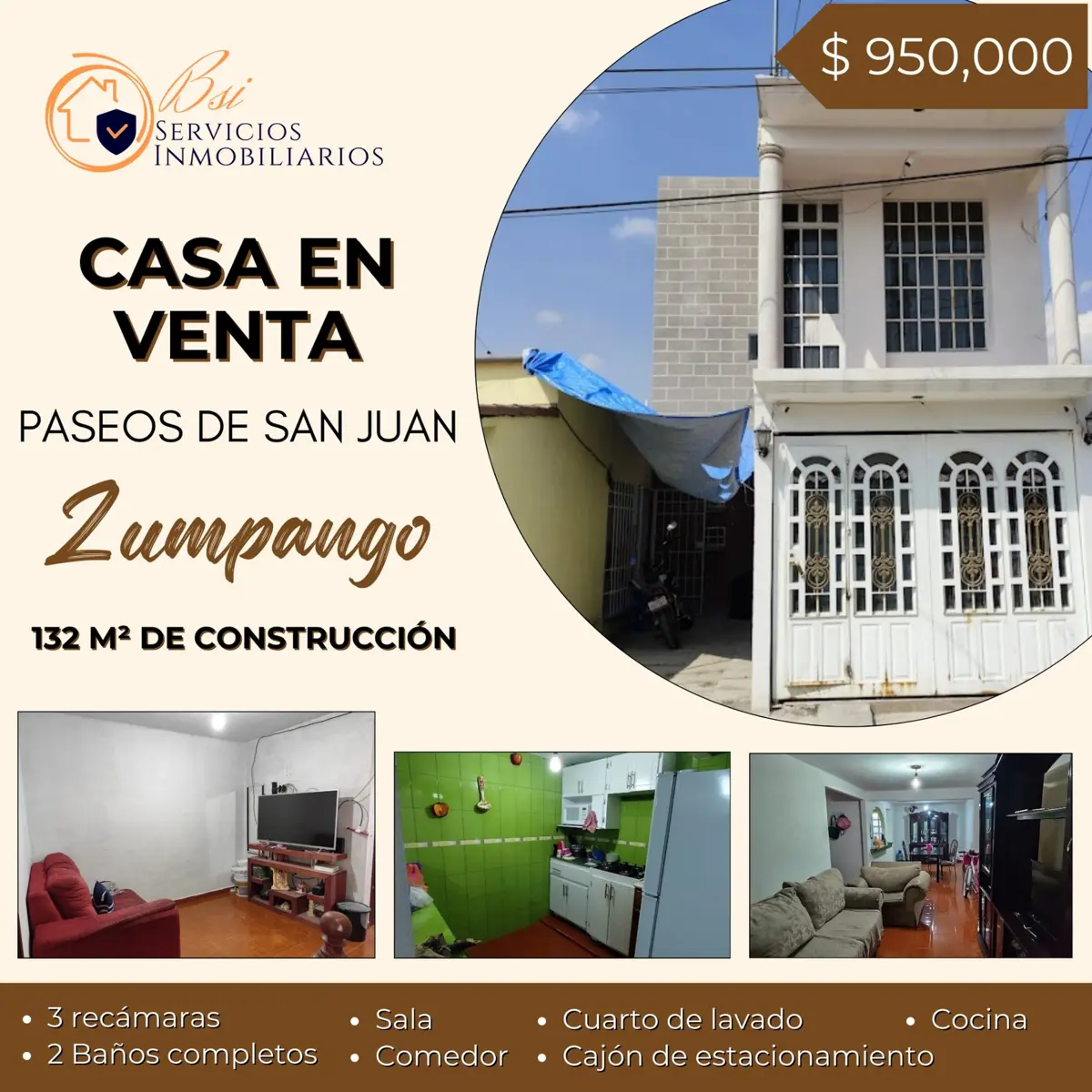 Casa en venta en Paseos de San Juan, Zumpango — foto 1 de 23