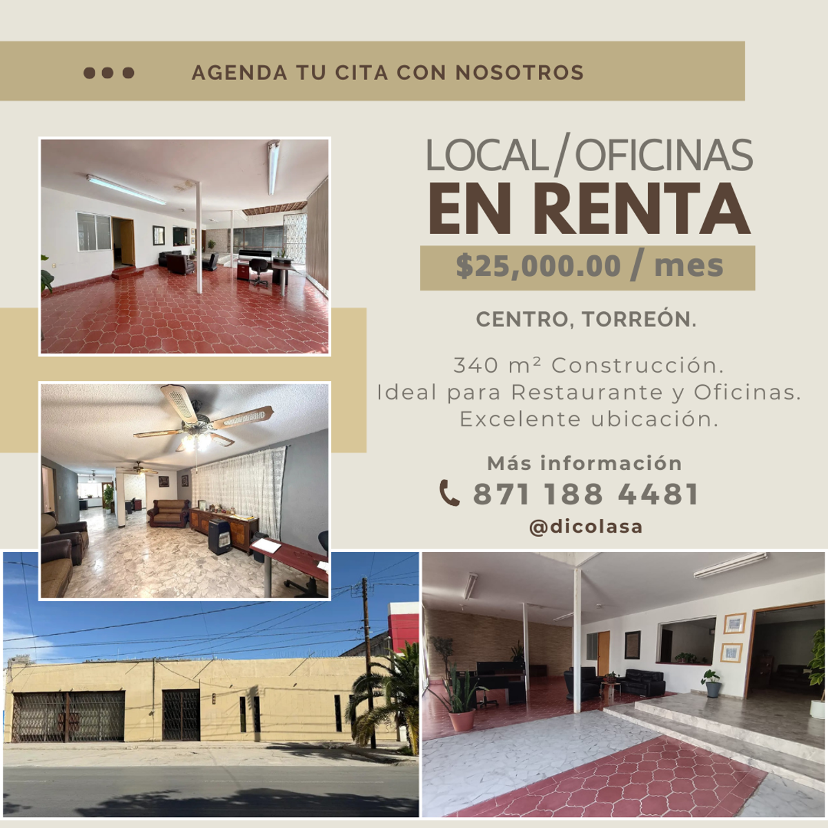 Local Comercial / Oficinas en Renta en Torreón Centro.