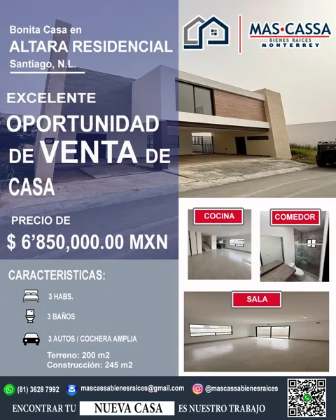 Excelente Oportunidad CASA ALTARES