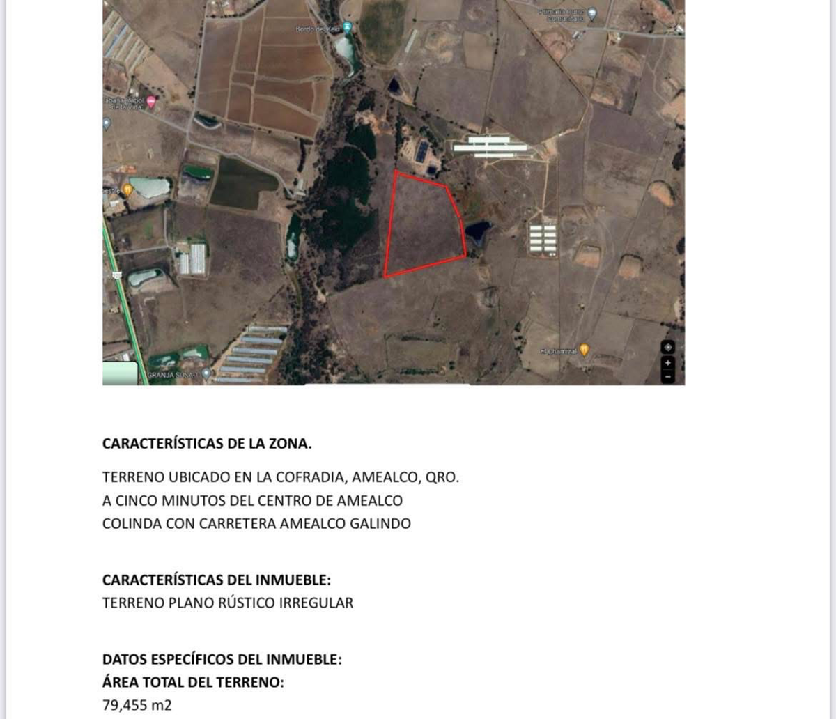 Terreno en venta en Buenos Aires (El Apartadero), Amealco de Bonfil