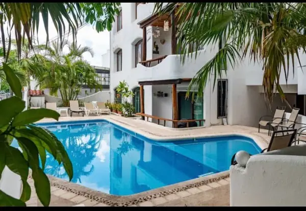 Departamento amueblado en venta en Playa del Carmen a 25 pasos de la 5a. avenida