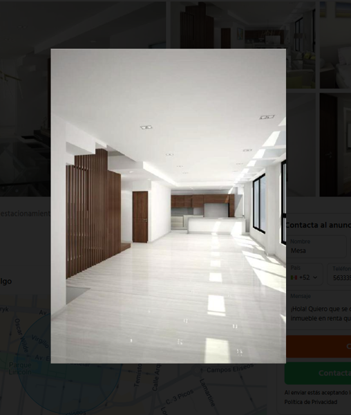 Departamento en renta en Polanco I Sección, Miguel Hidalgo, Ciudad de México