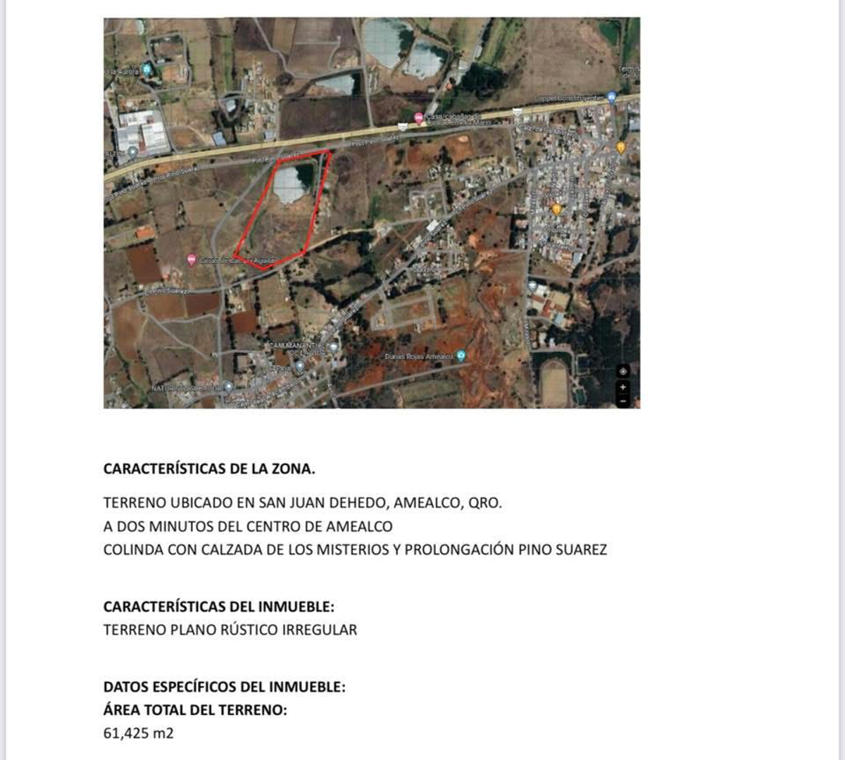 Terreno en venta en San Juan Dehedó, Amealco de Bonfil — foto 1 de 7