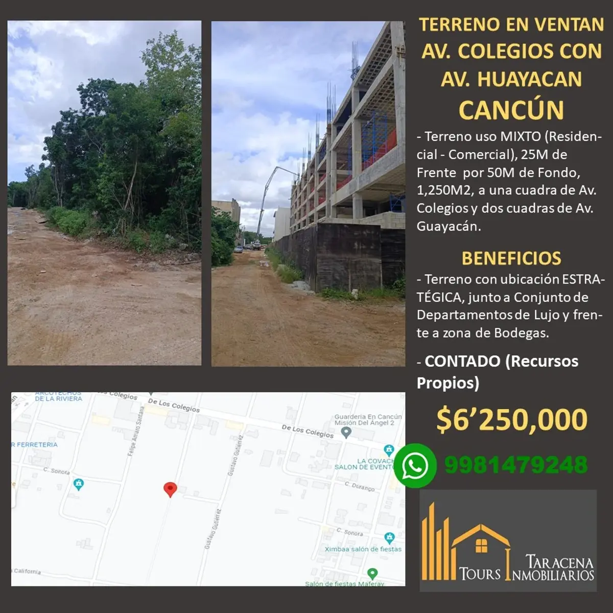 Terreno en venta en Supermanzana 312, Benito Juárez — foto 1 de 3